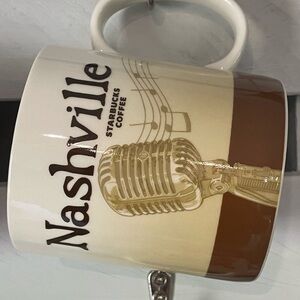 Starbucks Nashville Mug - Cream and Brown